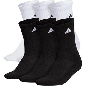 adidas mens Athletic Cushioned Crew Socks With Arch Compression for a Secure